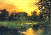 Thomas Moran Long Island France oil painting artist